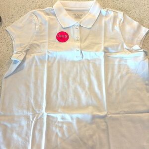 Children’s Place White Uniform Polo (16/XXL- I have two)